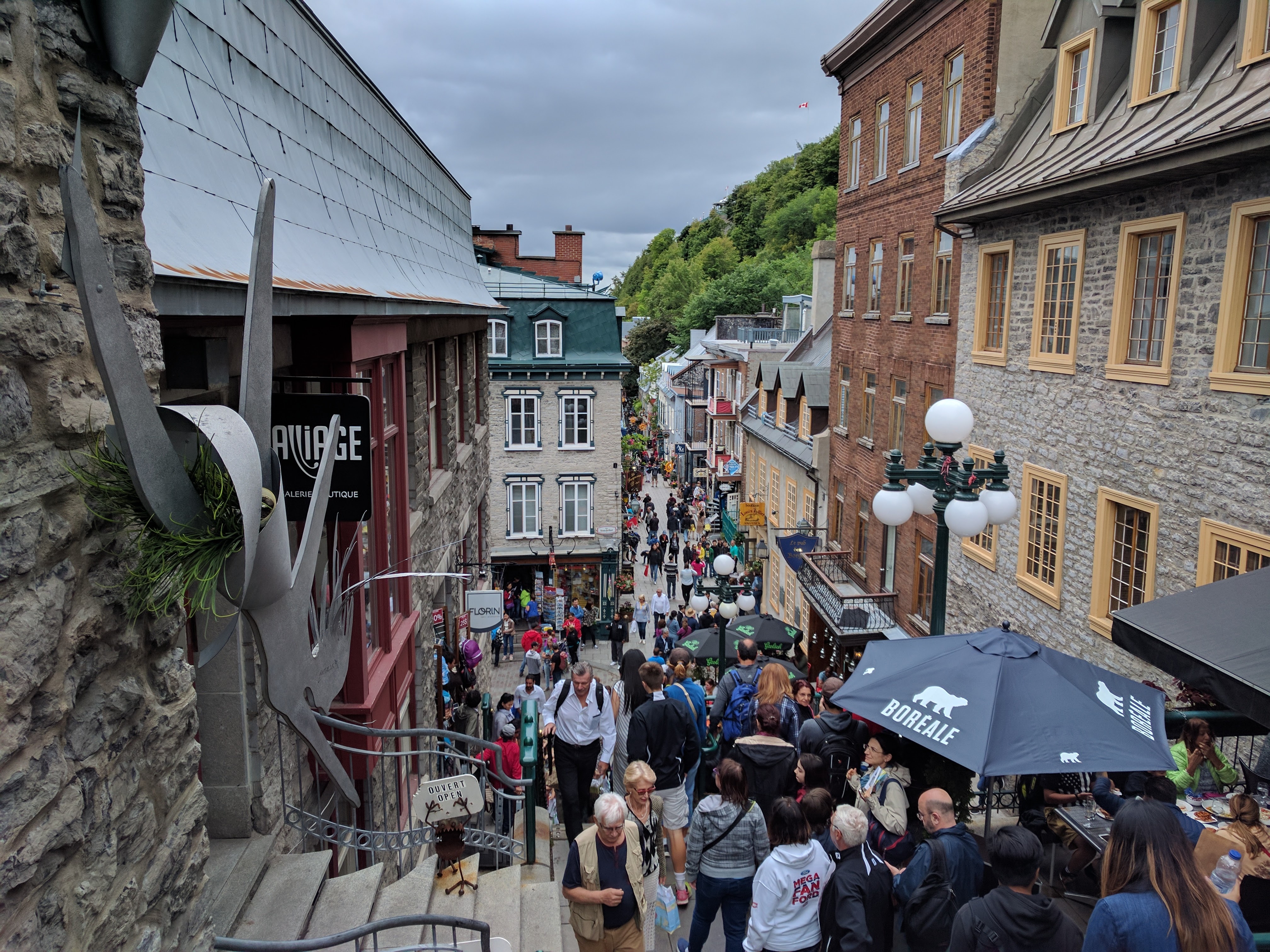 Panoramic view of Old Quebec
